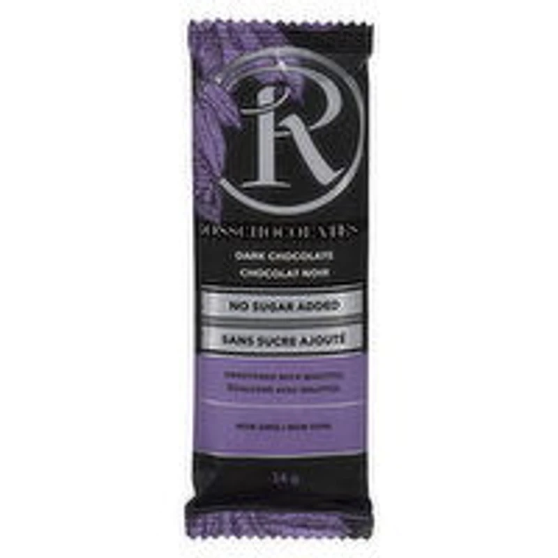Rosschocolate - Dark Chocolate Bar No Sugar Added, 34 Gram