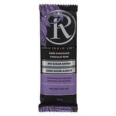 Rosschocolate - Dark Chocolate Bar No Sugar Added, 34 Gram