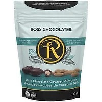 Ross Chocolates - Dark Chocolate Covered Almond, 120 Gram
