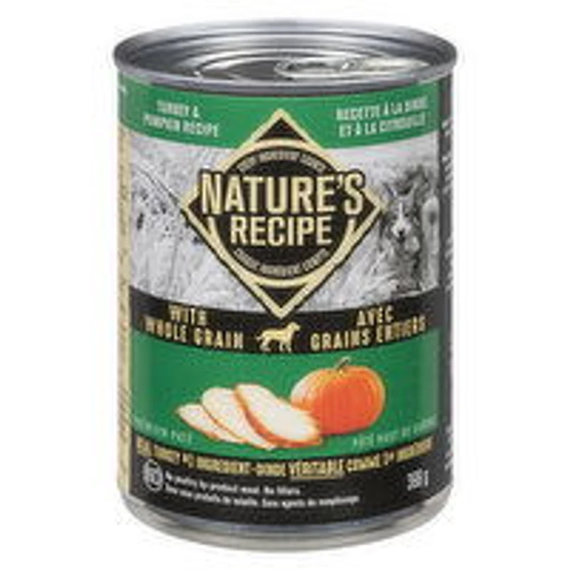 Nature's Recipe - Turkey and Pumpkin Recipe Wet Dog Food, 368 Gram
