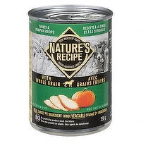 Nature's Recipe - Turkey and Pumpkin Recipe Wet Dog Food, 368 Gram