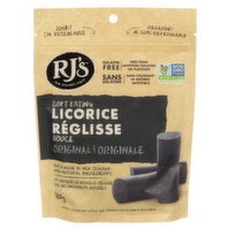 RJ's - RJs Black Licorice Bag, 180 Gram
