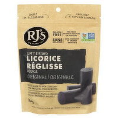 RJ's - RJs Black Licorice Bag, 180 Gram