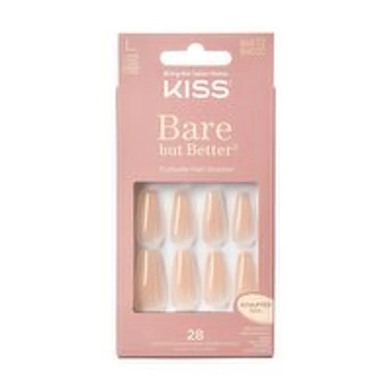 Kiss - BARE-BUT-BTTR NAILS NUDE DRAMA, 1 Each