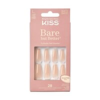 Kiss - BARE-BUT-BTTR NAILS NUDE DRAMA, 1 Each