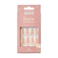 Kiss - BARE-BUT-BTTR NAILS NUDE DRAMA, 1 Each