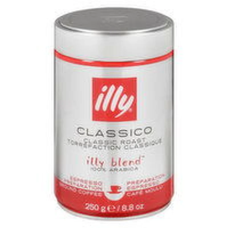 Illy - Classico Espresso Ground Coffee, 250 Gram