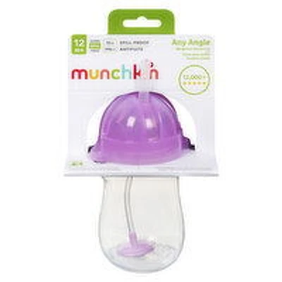 Munchkin - Weighted Straw Cup - Any Angle Click Lock 12+ M, 1 Each