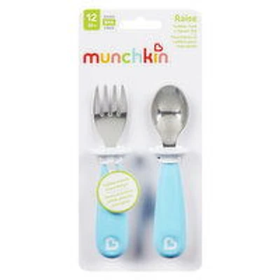Munchkin - Raise Tod Fork & Spoon, 1 Each