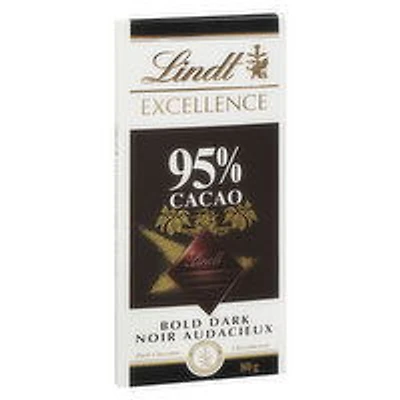 Lindt - Excellence Bar 95% Cacao, 80 Gram