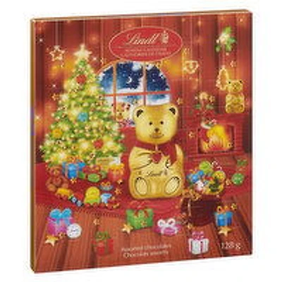 Lindt - Teddy Chocolate Advent Calendar, 128 Gram