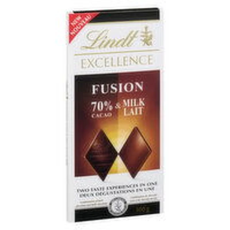 Lindt - Excellence Duet 70% Milk, 100 Gram
