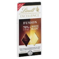 Lindt - Lindt Excellence Fusn70% Cacao&Wht, 100 Gram