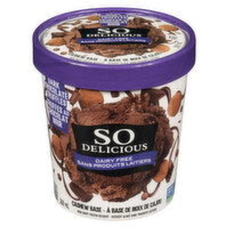 So Delicious - Dark Chocolate Truffle Frozen Dessert - Dairy Free, 500 Millilitre