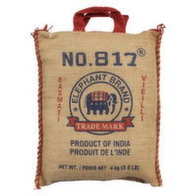 817 Elephant Brand - Traditional Basmati Rice, 8.8 Pound