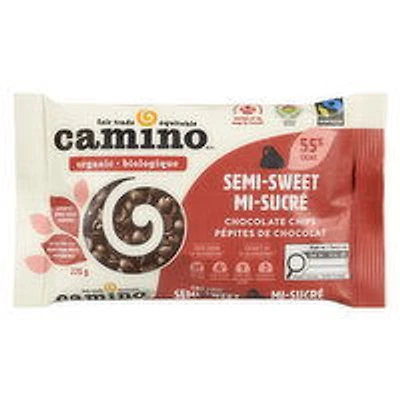 Camino - Organic Chocolate Chips, Semi Sweet, 225 Gram