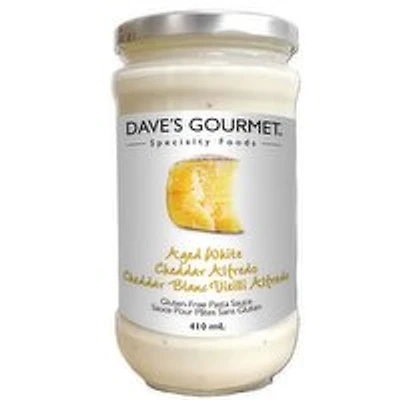 Dave's Gourmet - Aged White Cheddar Alfredo Pasta Sauce, 425 Gram
