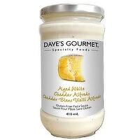 Dave's Gourmet - Aged White Cheddar Alfredo Pasta Sauce, 425 Gram