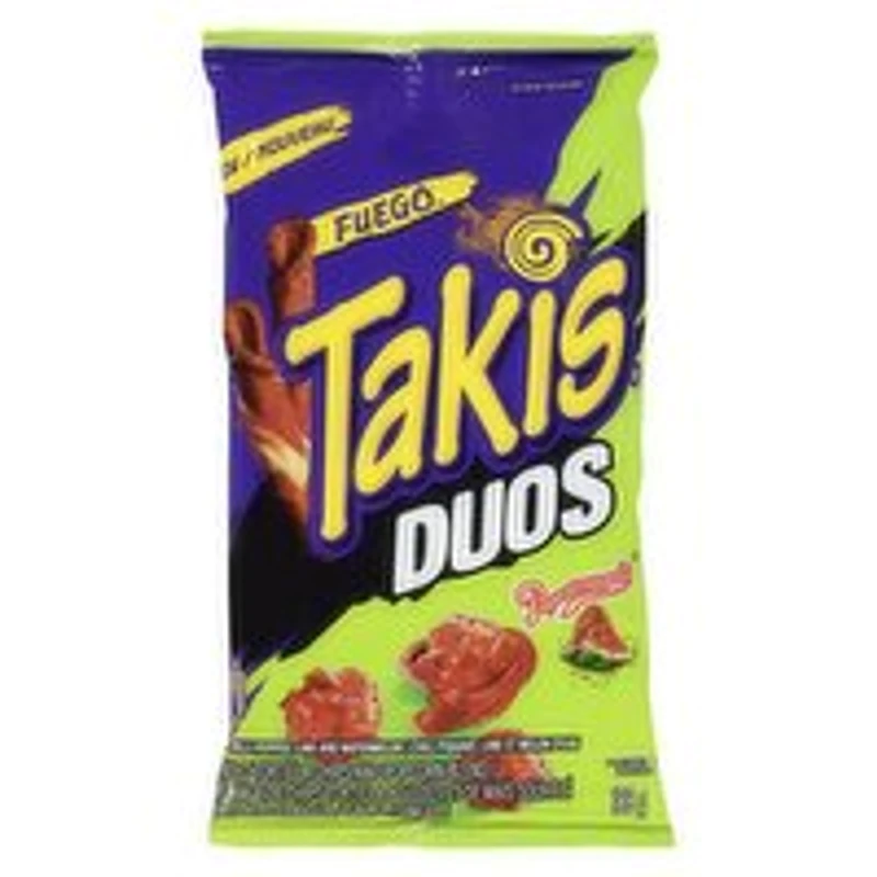 Takis - Fuego Duos Hot Chilli Pepper Lime and Watermelon, 260 Gram