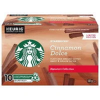 Starbucks - Cinnamon Dolce Flavoured Coffee K-Cups, 10 Each