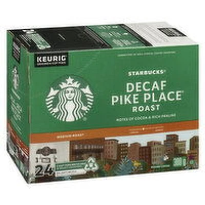 Starbucks - Decaf Pike Place K-Cups, Medium Roast, 24 Each