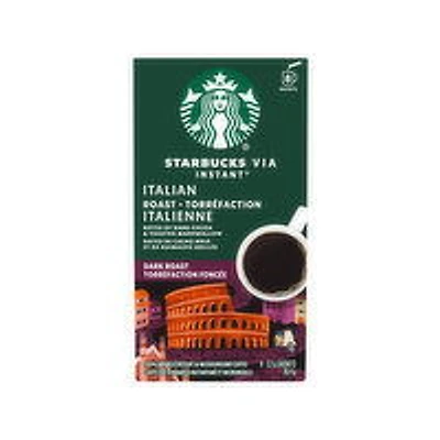 Starbucks - VIA Instant Italian Coffee, Dark Roast, 8 Each