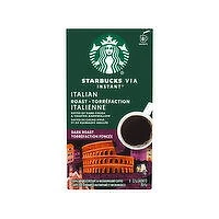 Starbucks - VIA Instant Italian Coffee, Dark Roast, 8 Each