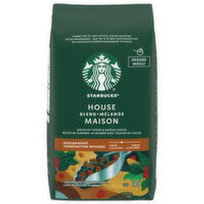 Starbucks - House Blend Ground Coffee, Medium Roast, 340 Gram