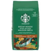 Starbucks - DeCaf House Blend Ground Coffee, Medium Roast, 340 Gram
