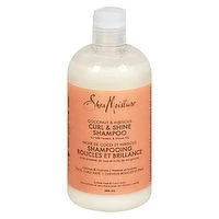 Shea Moisture - Curl & Shine Shampoo, Coconut & Hibiscus with Silk Protein & Neem Oil, 384 Millilitre