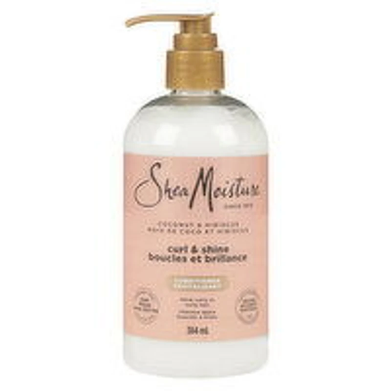 Shea Moisture - Curl & Shine Conditioner, Coconut & Hibiscus, 384 Millilitre