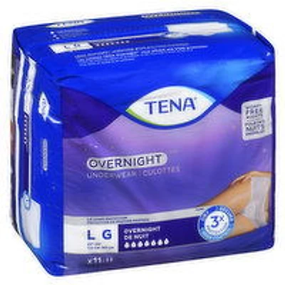 Tena - Womens Protective Underwear - Overnight  Large, 11 Each