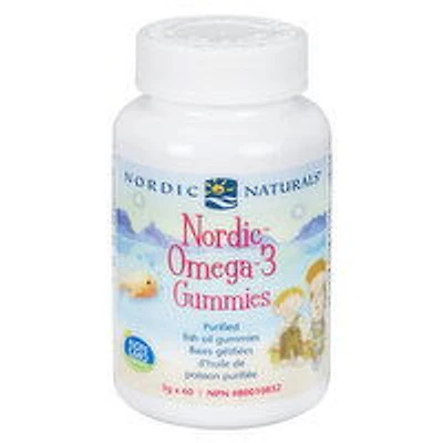 Nordic Naturals - Nordic Omega-3 Gummies, 60 Each