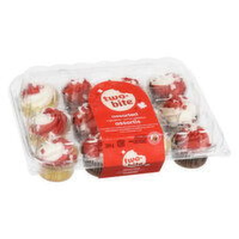 Two-Bite - Assorted Cupcakes - Canada Day, 12 Each