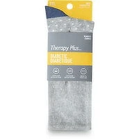 Therapy Plus - Women's Diabetic Dress Crew Socks, Grey 1 Pair Size 6-10, 1 Each