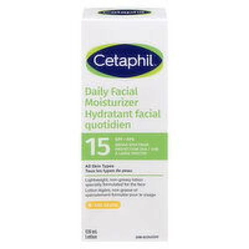 Cetaphil - Daily Facial Moisturizer Sensitive Skin SPF 15, 120 Millilitre