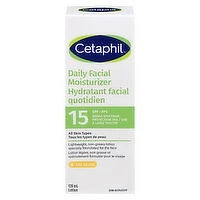 Cetaphil - Daily Facial Moisturizer Sensitive Skin SPF 15, 120 Millilitre