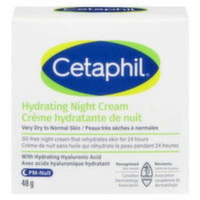 Cetaphil - Face Hydrating Night Cream - Normal To Dry Skin, 48 Gram