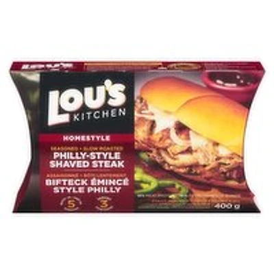 Lou's Kitchen - Philly Style Shaved Steak, 400 Gram