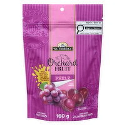 Waterbridge - Orchard Fruit Peelz, Grape, 160 Gram