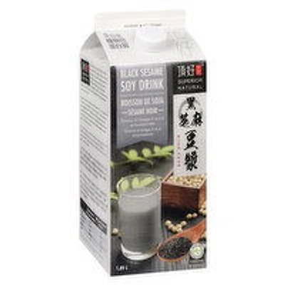 Superior Tofu - Black Sesame Soy Drink, 1.89 Litre