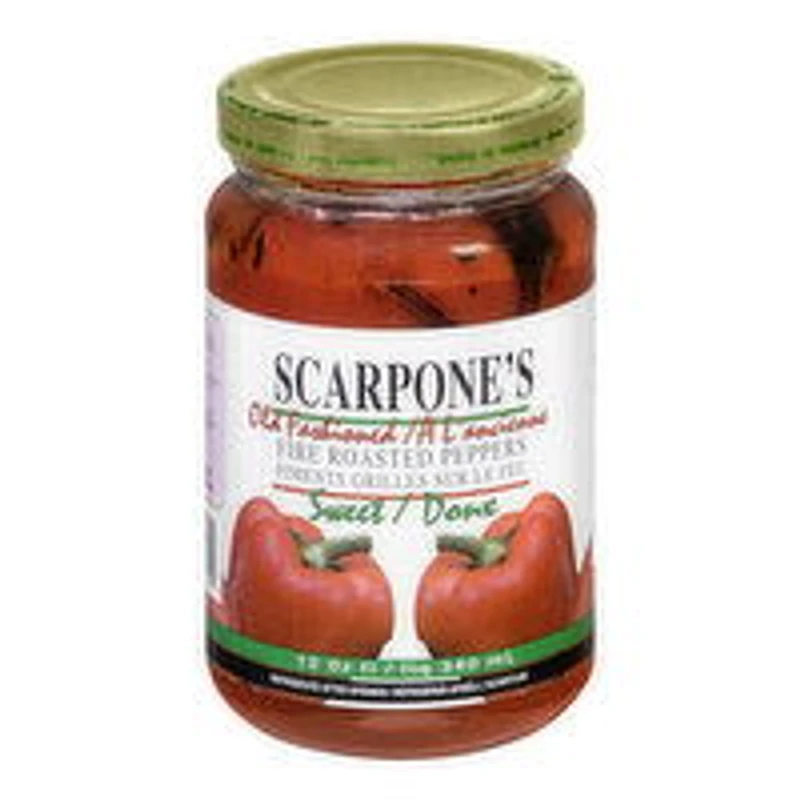 Scarpone's - Fire Roasted Red Sweet Peppers, 340 Millilitre