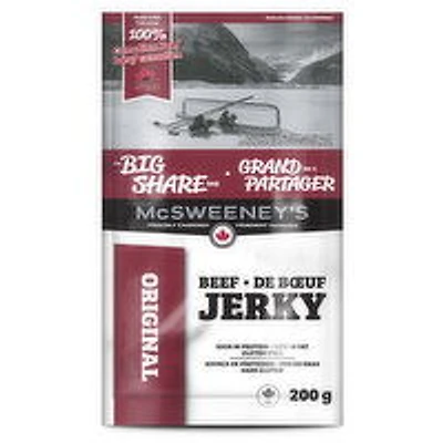 McSweeney's - McSWEENEYS Beef Jrky Big Share Bag, 200 Gram