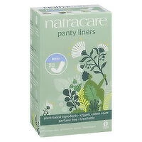 Natracare - Panty Liners - Mini, 30 Each