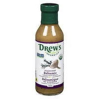 Drew's Organics - Rosemary Balsamic Dressing and Quick Marinade, 360 Millilitre