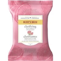 Burts Bees - Pink Grapefruit Face Towelettes, 30 Each