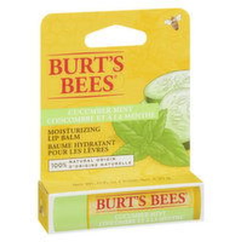 Burt's Bees - Moisturizing Lip Balm - Cucumber Mint, 4.25 Gram
