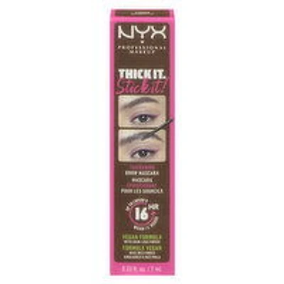NYX - Thick It, Stick It! Brow Mascara, Burnette, 7 Millilitre