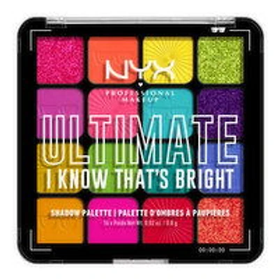 NYX - Eye Shadow Pallet, I Know Thats Bright, 1 Each