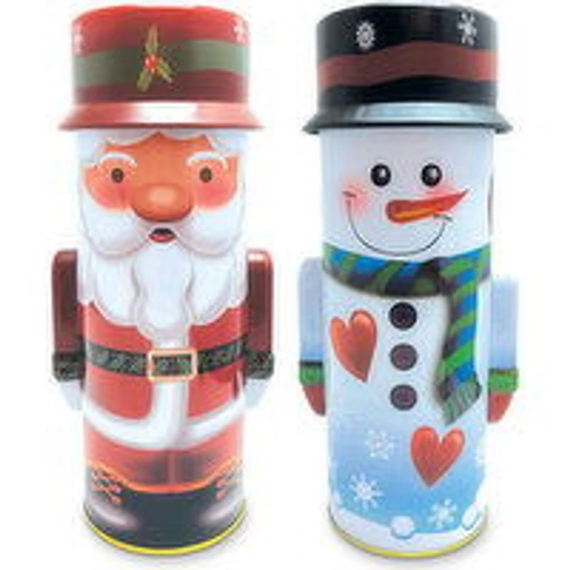 Fantastik Season - FS Christmas Tin Canister Santa/Snw, 1 Each